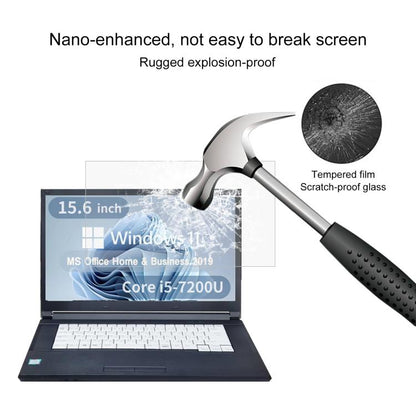 For Fujitsu LIFEBOOK A577 15.6 25pcs 9H 0.3mm Explosion-proof Tempered Glass Film - Screen Protection Film by buy2fix | Online Shopping UK | buy2fix