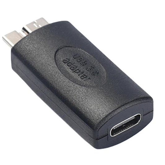 USB3.0 Mobile Hard Drive Computer Adapter, Model:Type-C Female to Micro USB Male(Black) - OTG Adapter by buy2fix | Online Shopping UK | buy2fix