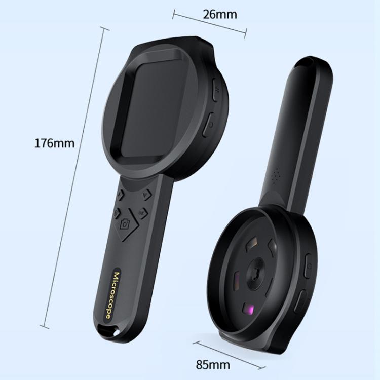 2.8 inch IPS Screen Industrial Handheld Digital Microscope(Black) - Digital Microscope by buy2fix | Online Shopping UK | buy2fix