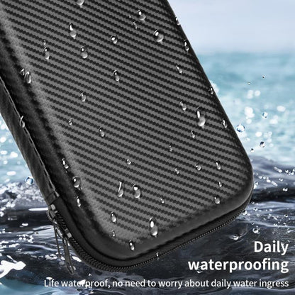 For Nintendo Switch 2 Carbon Fiber Full Cover Shockproof Storage Bag(Black) - Bags by buy2fix | Online Shopping UK | buy2fix