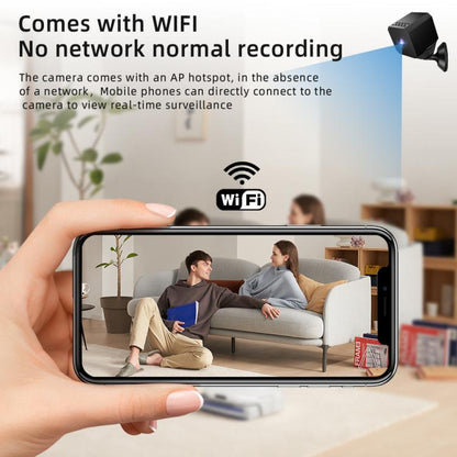F1 1080P WiFi Mini Camera Supports Infrared Night(Black) - Mini Camera by buy2fix | Online Shopping UK | buy2fix