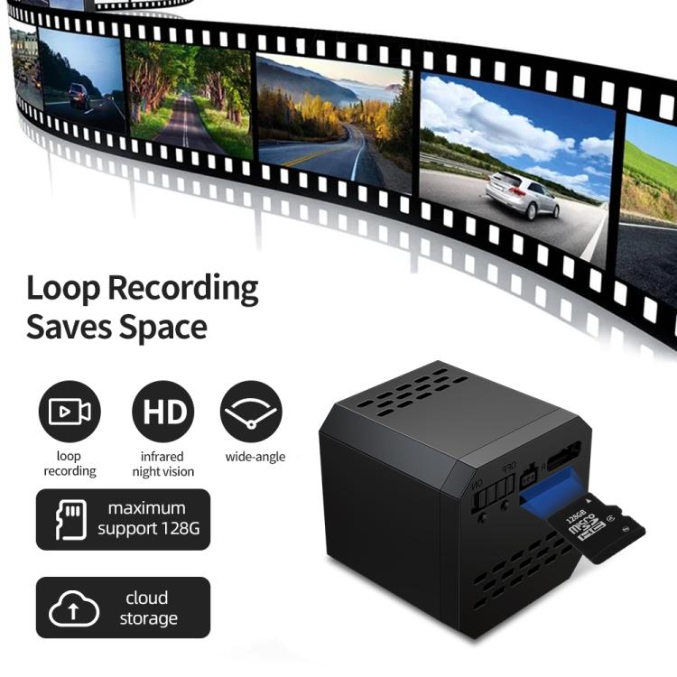 F1 1080P WiFi Mini Camera Supports Infrared Night(Black) - Mini Camera by buy2fix | Online Shopping UK | buy2fix