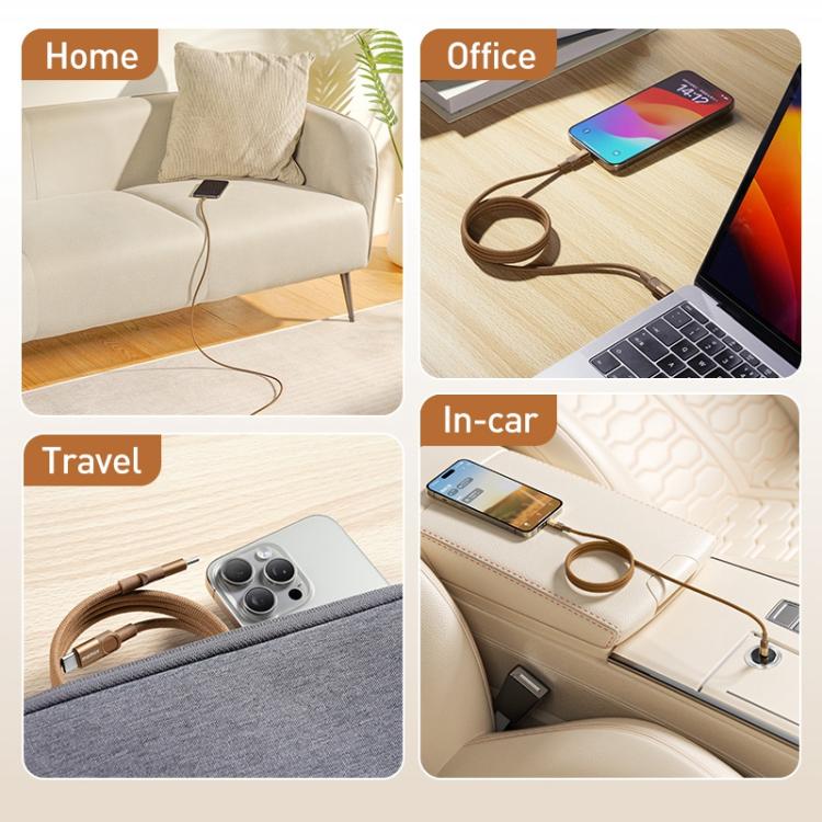 Momax Mag.Link Magnetic 60W USB-C / Type-C to USB-C / Type-C Data Cable, Length:2m(Black) - USB-C & Type-C Cable by MOMAX | Online Shopping UK | buy2fix