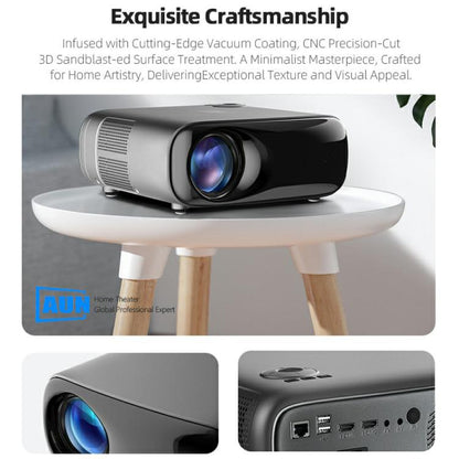 AUN AKEY9S 1080P 1000ANSI Autofocus WIFI Display Smart Projector, AU Plug(Black) - LED Projector by AUN | Online Shopping UK | buy2fix
