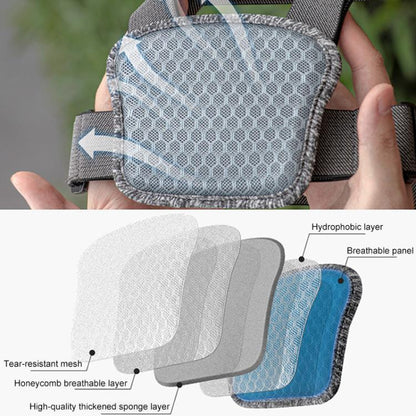 4 in 1 Quick Release Body Mount Belt Chest Strap with Mount & Screw(Grey) - Chest Belt by buy2fix | Online Shopping UK | buy2fix