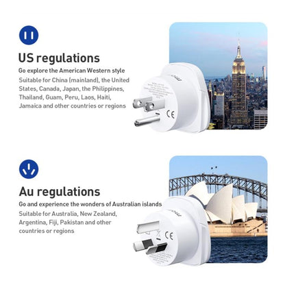 MOMAX UA13 2500W 1-World Global Adapter Socket(EU Plug) - Plug Adaptor by MOMAX | Online Shopping UK | buy2fix