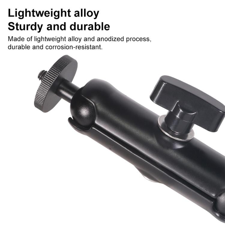 Universal Action Camera Bicycle Handlebar Clamp, Size:M 20cm(Black) - Bicycle Handlebar Mount by buy2fix | Online Shopping UK | buy2fix