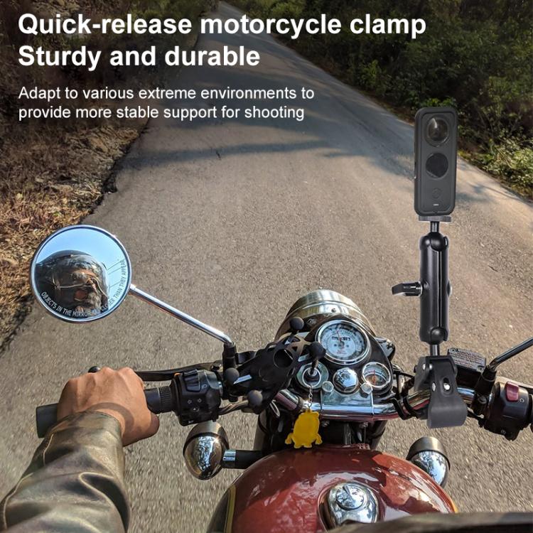 Universal Action Camera Bicycle Handlebar Clamp, Size:M 20cm(Black) - Bicycle Handlebar Mount by buy2fix | Online Shopping UK | buy2fix