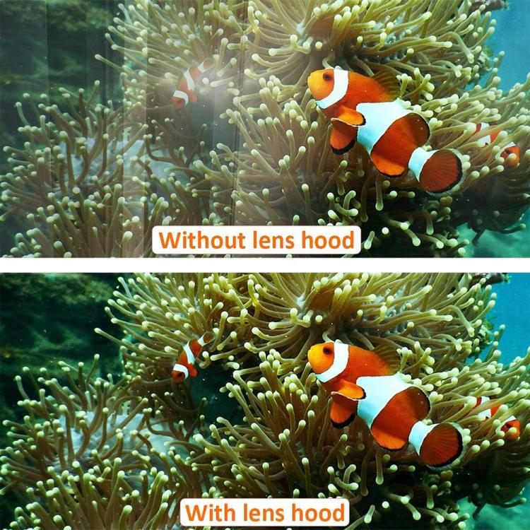 Universal Silicone Lens Hood, Size:70-90mm(Black) - Lens Hood by buy2fix | Online Shopping UK | buy2fix