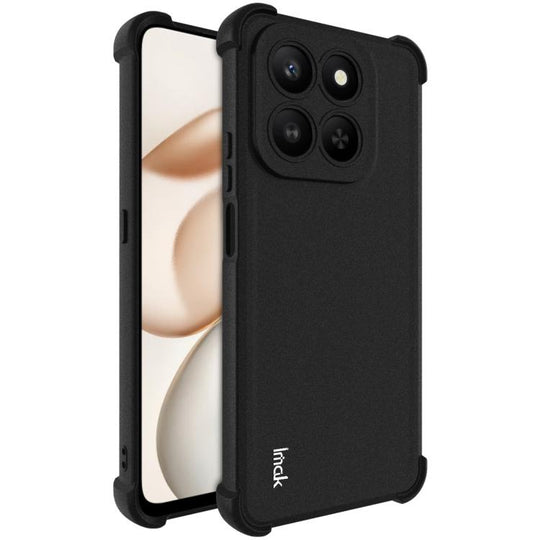 For Honor 400 Smart 4G/5G/X7d 4G/5G Global imak Shockproof Airbag TPU Phone Case(Matte Black)