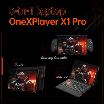 ONE-NETBOOK OneXPlayer X1 Pro 10.95 inch Handheld Game Console, 64GB+2TB, Windows 11 AMD Ryzen AI 9 HX 370(Black) - Pocket Console by ONE-NETBOOK | Online Shopping UK | buy2fix
