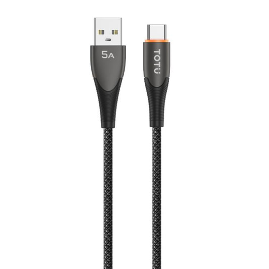 TOTU CB-17-T 25W USB to Type-C Smart Power-off Data Cable, Length:1.2m(Tarnish) - USB-C & Type-C Cable by TOTUDESIGN | Online Shopping UK | buy2fix