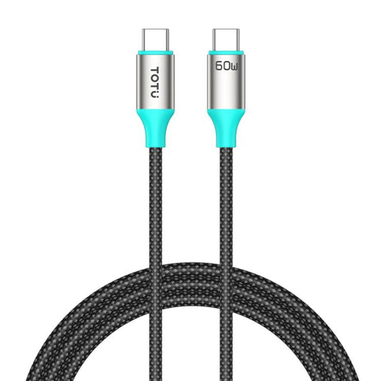 TOTU CB-21-CC 60W USB-C / Type-C to Type-C Aluminum Alloy Braided Data Cable, Length:1.2m(Star Color) - USB-C & Type-C Cable by TOTUDESIGN | Online Shopping UK | buy2fix