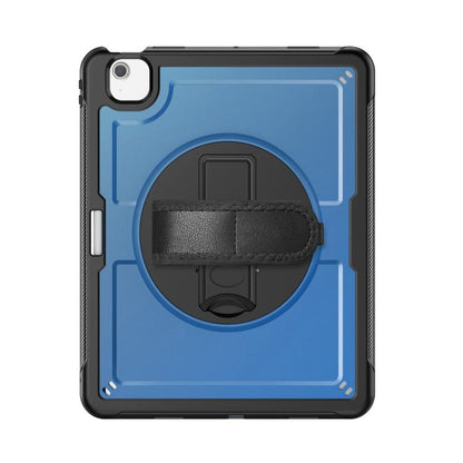 For iPad Air 13 2025 / 2024 Honeycomb Hand Grip Turntable Stand Tablet Case(Navy Blue) - iPad Air 13 2025 / 2024 Cases by buy2fix | Online Shopping UK | buy2fix