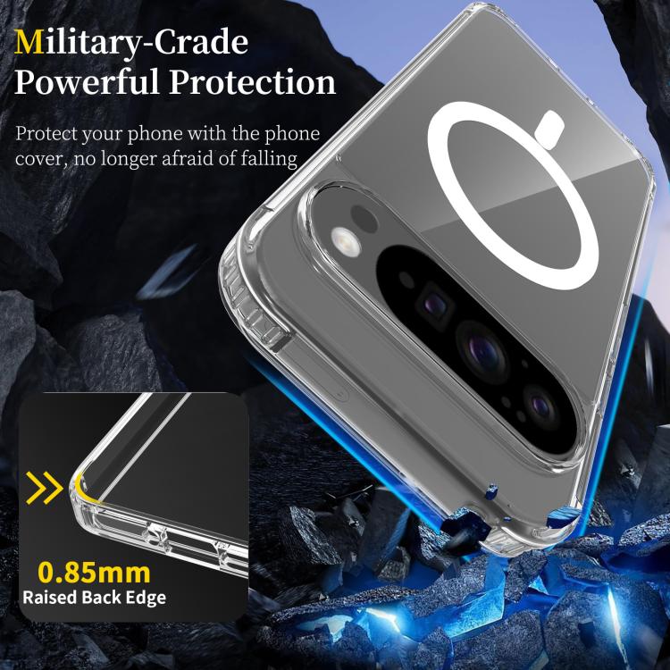 For Google Pixel 10 Pro XL Skin Feel Transparent MagSafe Phone Case - Google Cases by buy2fix | Online Shopping UK | buy2fix