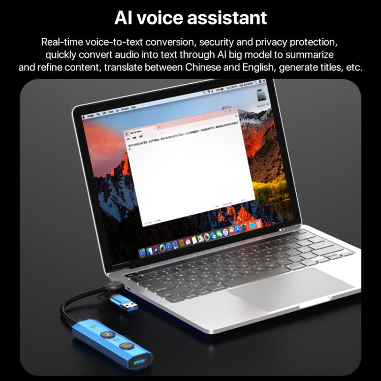 YCE V295B 5 in 1 USB3.0 / Type-C HUB Adapter AI Docking Station(Blue) - USB 3.0 HUB by buy2fix | Online Shopping UK | buy2fix