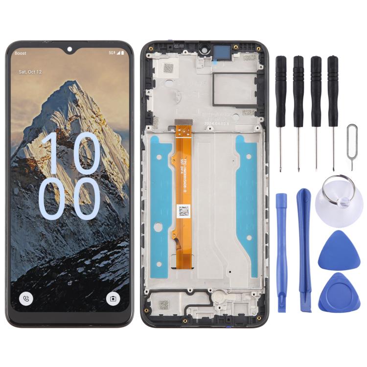 For Boost Summit 5G 2024 SN339D-SMT LCD Screen Digitizer Full Assembly with Frame(Black) - Others by buy2fix | Online Shopping UK | buy2fix