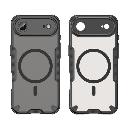 For iPhone Air Armor Glaze MagSafe Magnetic Phone Case(Black) - iPhone Air Cases by buy2fix | Online Shopping UK | buy2fix