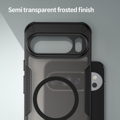 For Google Pixel 10 Pro XL Armor Glaze MagSafe Magnetic Phone Case(Black) - Google Cases by buy2fix | Online Shopping UK | buy2fix