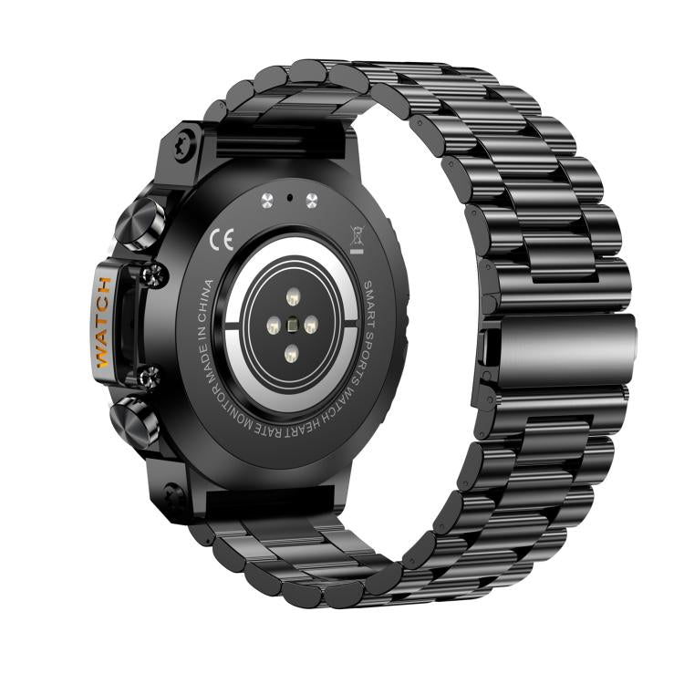 AK61 BT Call Smart Watch, Support Blood Pressure / Heart Rate / Sports Health Monitoring Fitness Tracker(Black Steel) - Smart Watches by buy2fix | Online Shopping UK | buy2fix