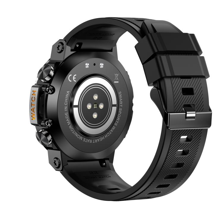 AK61 BT Call Smart Watch, Support Blood Pressure / Heart Rate / Sports Health Monitoring Fitness Tracker(Black Silicone) - Smart Watches by buy2fix | Online Shopping UK | buy2fix