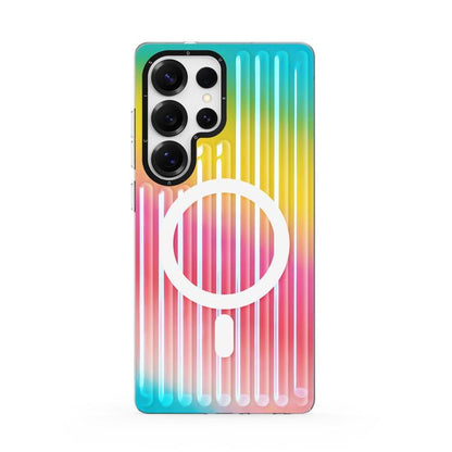 For Samsung Galaxy S25 Ultra 5G DUX DUCIS ZEST Series Colorful Gradient MagSafe Magnetic Phone Case(Gradient Rainbow) - Galaxy S25 Ultra 5G Cases by DUX DUCIS | Online Shopping UK | buy2fix