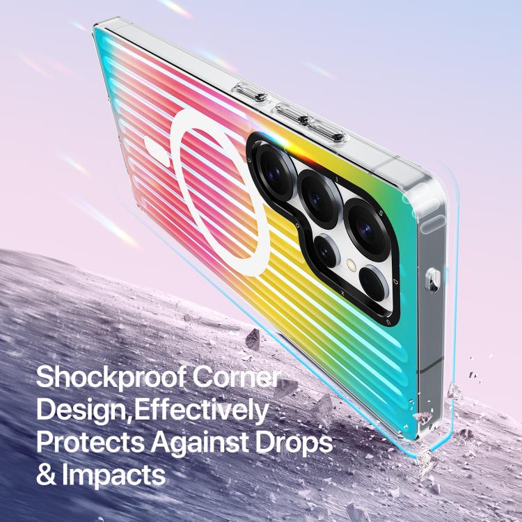For Samsung Galaxy S25 Ultra 5G DUX DUCIS ZEST Series Colorful Gradient MagSafe Magnetic Phone Case(Gradient Rainbow) - Galaxy S25 Ultra 5G Cases by DUX DUCIS | Online Shopping UK | buy2fix