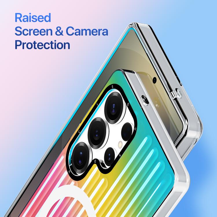 For Samsung Galaxy S25 Ultra 5G DUX DUCIS ZEST Series Colorful Gradient MagSafe Magnetic Phone Case(Gradient Rainbow) - Galaxy S25 Ultra 5G Cases by DUX DUCIS | Online Shopping UK | buy2fix