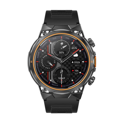 AK81 BT Call Smart Watch, Support Blood Pressure / Heart Rate / Sports Health Monitoring Fitness Tracker(Black Silicone) - Smart Watches by buy2fix | Online Shopping UK | buy2fix