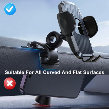 JOYROOM JR-ZS259 Mechanical Triple Adhesion Claw Car Phone Holder(Black) - Universal Car Holders by JOYROOM | Online Shopping UK | buy2fix