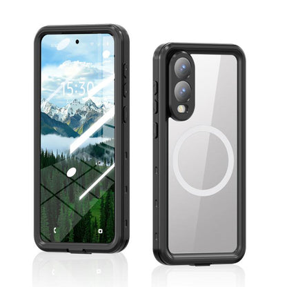 For Samsung Galaxy S25 Edge 5G RedPepper MagSafe IP68 Waterproof Phone Case(Black) - Galaxy S25 Edge 5G Cases by RedPepper | Online Shopping UK | buy2fix