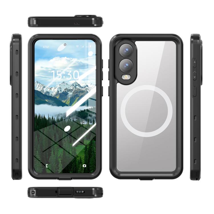 For Samsung Galaxy S25 Edge 5G RedPepper MagSafe IP68 Waterproof Phone Case(Black) - Galaxy S25 Edge 5G Cases by RedPepper | Online Shopping UK | buy2fix