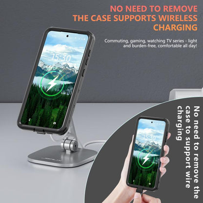 For Samsung Galaxy S25 Edge 5G RedPepper MagSafe IP68 Waterproof Phone Case(Black) - Galaxy S25 Edge 5G Cases by RedPepper | Online Shopping UK | buy2fix