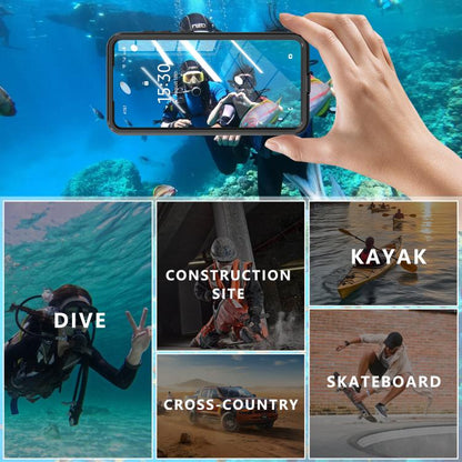 For Samsung Galaxy S25 Edge 5G RedPepper MagSafe IP68 Waterproof Phone Case(Black) - Galaxy S25 Edge 5G Cases by RedPepper | Online Shopping UK | buy2fix