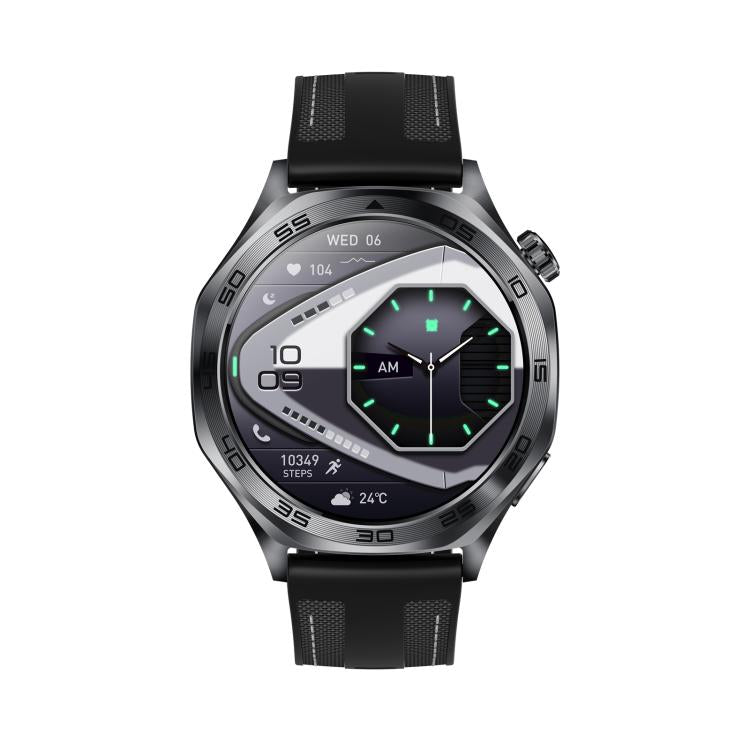 AK83 BT Call Smart Watch, Support Blood Pressure / Heart Rate / Sports Health Monitoring Fitness Tracker(Black Braid Silicone) - Smart Watches by buy2fix | Online Shopping UK | buy2fix