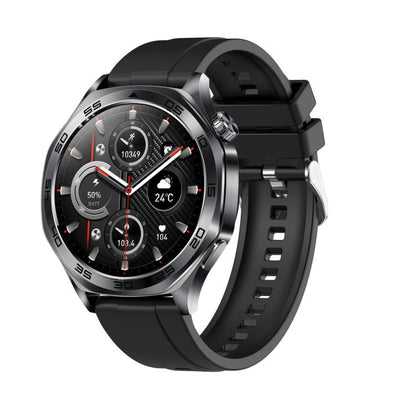 AK83 BT Call Smart Watch, Support Blood Pressure / Heart Rate / Sports Health Monitoring Fitness Tracker(Black Silicone) - Smart Watches by buy2fix | Online Shopping UK | buy2fix