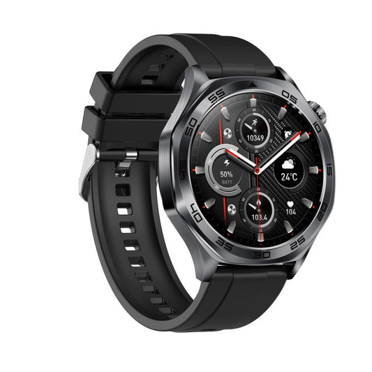 AK83 BT Call Smart Watch, Support Blood Pressure / Heart Rate / Sports Health Monitoring Fitness Tracker(Black Silicone) - Smart Watches by buy2fix | Online Shopping UK | buy2fix