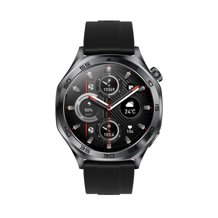 AK83 BT Call Smart Watch, Support Blood Pressure / Heart Rate / Sports Health Monitoring Fitness Tracker(Black Silicone) - Smart Watches by buy2fix | Online Shopping UK | buy2fix