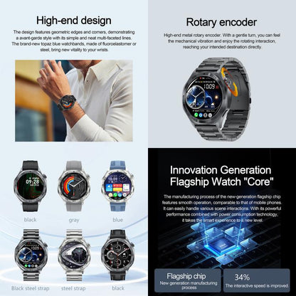 AK83 BT Call Smart Watch, Support Blood Pressure / Heart Rate / Sports Health Monitoring Fitness Tracker(Black Silicone) - Smart Watches by buy2fix | Online Shopping UK | buy2fix