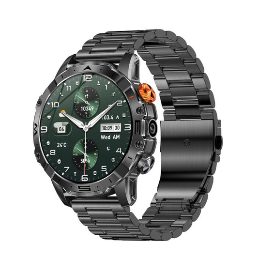 BH11 4G LTE Android 8.1 Smart Watch, 2GB+16GB, Unisoc 8541 Quad Core, Support Heart Rate / Blood Oxygen(Black Steel) - Smart Watches by buy2fix | Online Shopping UK | buy2fix