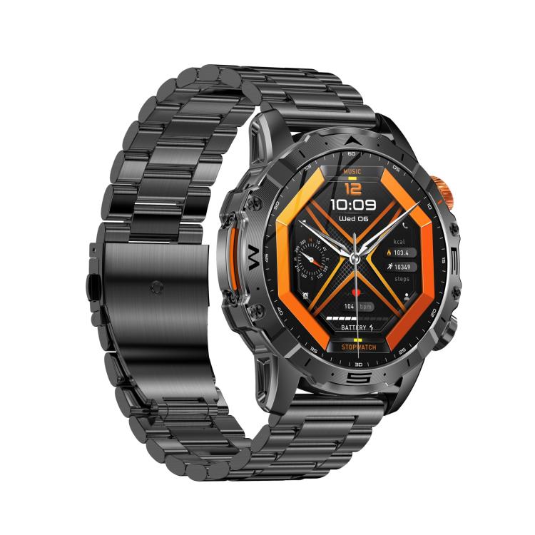 BH11 4G LTE Android 8.1 Smart Watch, 2GB+16GB, Unisoc 8541 Quad Core, Support Heart Rate / Blood Oxygen(Black Steel) - Smart Watches by buy2fix | Online Shopping UK | buy2fix