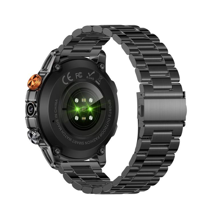 BH11 4G LTE Android 8.1 Smart Watch, 2GB+16GB, Unisoc 8541 Quad Core, Support Heart Rate / Blood Oxygen(Black Steel) - Smart Watches by buy2fix | Online Shopping UK | buy2fix