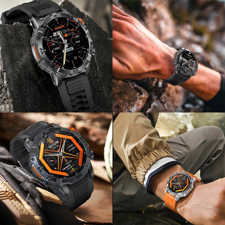 BH11 4G LTE Android 8.1 Smart Watch, 2GB+16GB, Unisoc 8541 Quad Core, Support Heart Rate / Blood Oxygen(Black Steel) - Smart Watches by buy2fix | Online Shopping UK | buy2fix