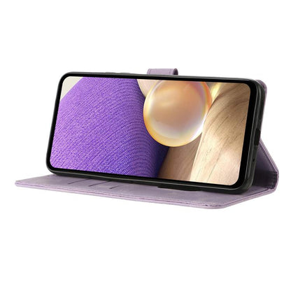 For iPhone Air Triangles Embossed Leather Phone Case(Purple) - iPhone Air Cases by buy2fix | Online Shopping UK | buy2fix