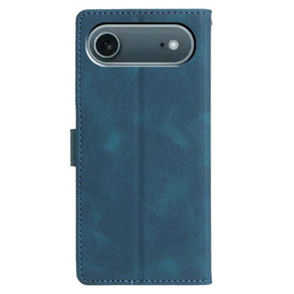 For iPhone Air Triangles Embossed Leather Phone Case(Blue) - iPhone Air Cases by buy2fix | Online Shopping UK | buy2fix