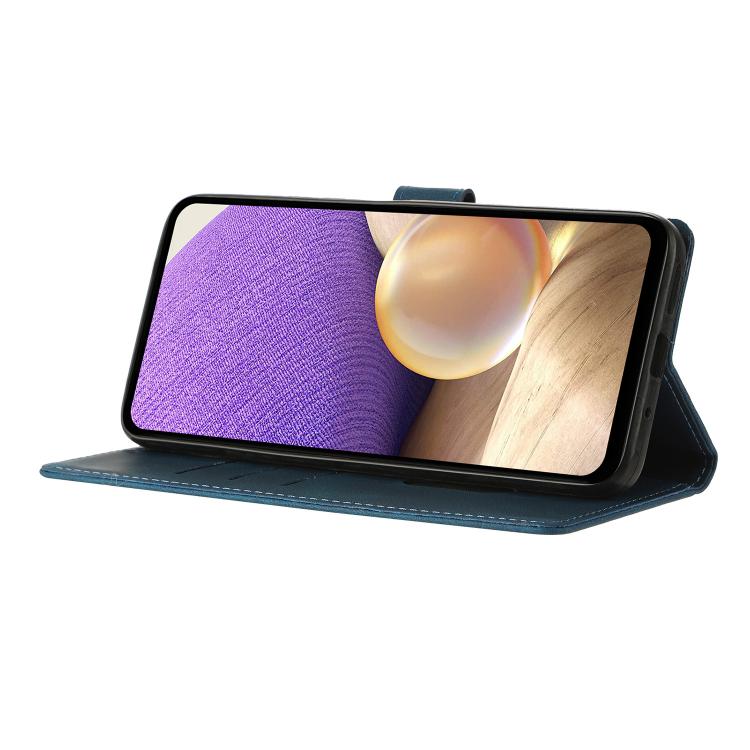 For iPhone Air Triangles Embossed Leather Phone Case(Blue) - iPhone Air Cases by buy2fix | Online Shopping UK | buy2fix