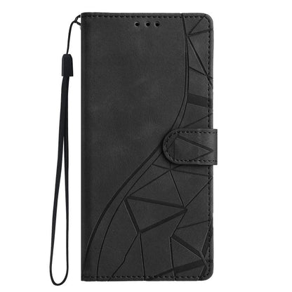 For iPhone Air Triangles Embossed Leather Phone Case(Black) - iPhone Air Cases by buy2fix | Online Shopping UK | buy2fix