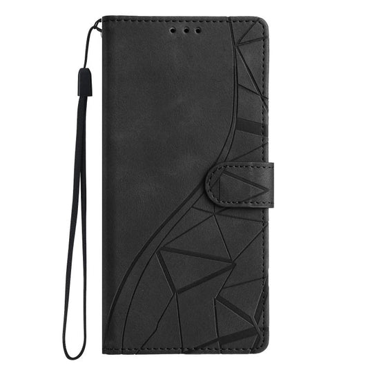 For iPhone Air Triangles Embossed Leather Phone Case(Black) - iPhone Air Cases by buy2fix | Online Shopping UK | buy2fix