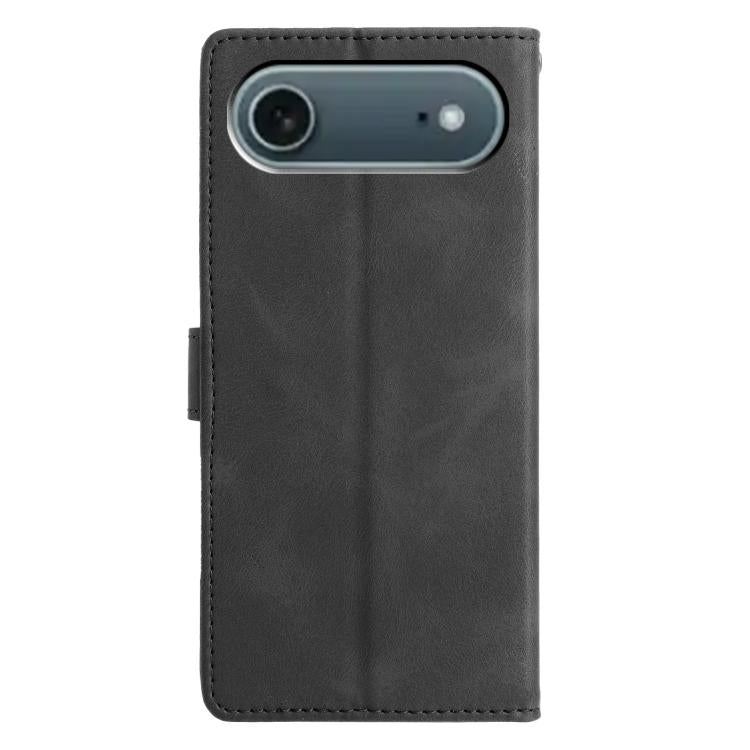 For iPhone Air Triangles Embossed Leather Phone Case(Black) - iPhone Air Cases by buy2fix | Online Shopping UK | buy2fix