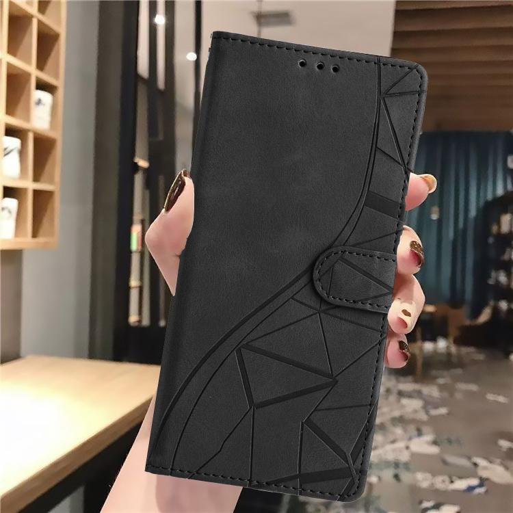 For iPhone Air Triangles Embossed Leather Phone Case(Black) - iPhone Air Cases by buy2fix | Online Shopping UK | buy2fix